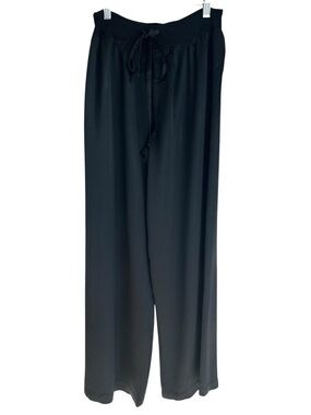 PJ. Harlow Black Satin NWT Jolie Lounge Pants Size XS